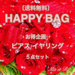 HAPPY BAG〔送料無料〕ピアス/イヤリング　５点セット