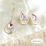 ＊Luxury Bijou 煌めくビジューの雫ピアス
