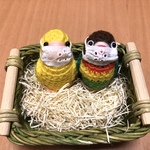インコちゃん用♡マスク（レースフラワー）
