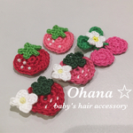 送料込み＊ベビーヘアクリップ＊さくらんぼ&いちご(*^o^*)