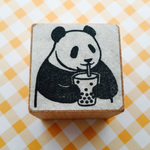 タピオカパンダ（樹脂印）