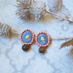 サーカス②【手刺繍のピアス/イヤリング】サーカス ポップ カラフル8/10