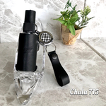 【本革】50ml  ☆2020秋冬のトレンドカラー☆オールブラックのアルコールスプレーボトルホルダー