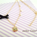 【cat face】ネックレス　b.