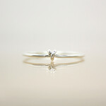 silver＊つぶらな結び＊リング＊シルバー950【銀】tiny knot silver ring/sv950