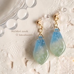 抒情詩 -lyrictears- 樹脂ノンホールピアス イヤリング