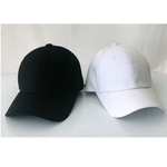【 送料無料 】 シンプル キャップ ブラック ホワイト 黒 白 韓国