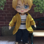 ねんどろいどどーる 服☆山吹色ロングカーディガンセット①