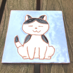スペインタイル　ねこさん