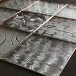 コースター　３枚以上ご希望の方へ　希少柄９種　昭和レトロガラス　アンティーク　型ガラス　もったいないをカタチに　