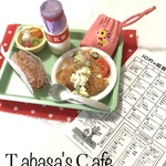 hand made  ミニチュア ドールハウスちょっと懐かしい平成の給食