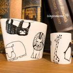 北欧どうぶつさんの2点セット♡しゃもじ♡爪楊枝いれ