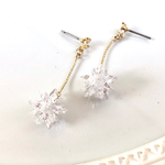 キラキラ✨キュービックボールジルコニアピアス