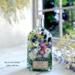 ハーバリウム　whiskey bottle 〜English garden〜　special