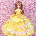サニー プリンセスフリル☆リカちゃんサイズ 