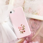 レトロローズiphoneケース【受注生産】iPhone ６/６s/７/８/SE2