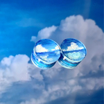 海と青空　ピアス/イヤリング