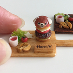選べる！ハンバーガー ミニチュア フード バーガー パン カッティングボード ミニチュアフード