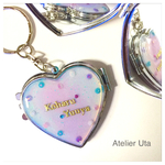 〜文字入れ〜Pastel Heart mirror