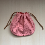 【再製作】ネズコ　風　きんちゃく　ポーチ　小サイズ　鬼滅の刃　風