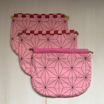 ねずこ　風　きんちゃく　ポーチ　小サイズ　鬼滅の刃　風