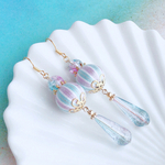 巻き玉＊マーメイドプリンセス✧ブルー✧ピアス/イヤリング♡