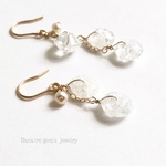 ＊1点もの＊14kgf  crackcrystal × pearl pierce