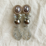 シルバーパールピアス
