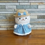 ☆しろたん☆ワンピースと麦わら帽子のセット    