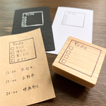 ころんと小さなTodoリスト 消しゴムはんこ スタンプ