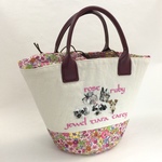 c2013様オーダー品☆犬の手刺繍のハンドバック