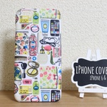 リバティ生地で作ったiPhone6&6sカバー  フォーゲット ミー ノッツ