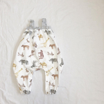 animal【ホワイト】 サロペット 