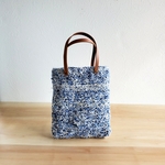 裂き編みミニミニbag♪ブルー
