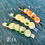 柑橘ヘアクリップ
