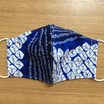 【委託品】有松絞りの立体マスク＊大きめ男性用①