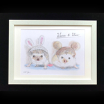 ハリネズミの絵🖼