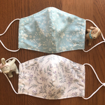 接触涼感🎐北欧風フラワーマスクA💠