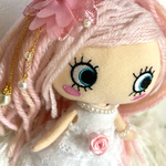 イーマリーちゃん用ヘアアクセサリー（ピンク花レース）