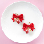 宝石苺のピアス/イヤリング＊ルビー