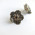 ゆめいろの花　お祭り金魚　くろ　ピアス/イヤリング