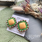 Square**yellow embroidery