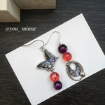 和風・華寝む蝶/ピアス/ノンホールピアス