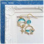 水辺に棲む花冠/ピアス/ノンホールピアス