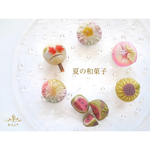 卵乳小麦不使用　練り切り製上生菓子無添加上生菓子【夏】漉餡6個詰め合わせ