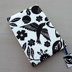 sale!ブックカバー・飛ぶ鳥と花葉