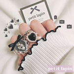 ⌇﻿くまさんのラブハートリング2点セット⌇﻿ セット 指輪 ハンドメイド