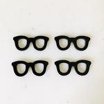 Black Glasses Cabochons