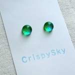 海のグラデーション#107 琉球ガラスの一粒ピアス