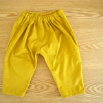コーデュロイタックパンツ（イエロー）＊90サイズ